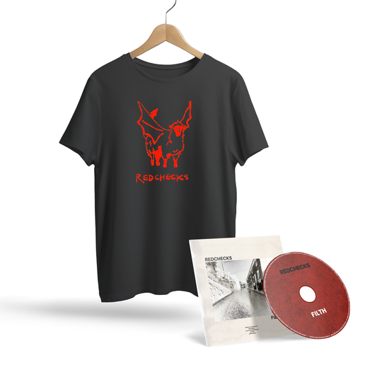 REDCHECKS - FILTH - Signed CD + T-Shirt Bundle